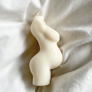 "Pregnant Woman Body Candle"