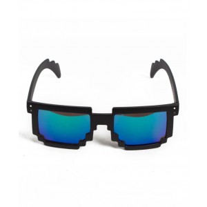 Pixels Blue Sunglasses