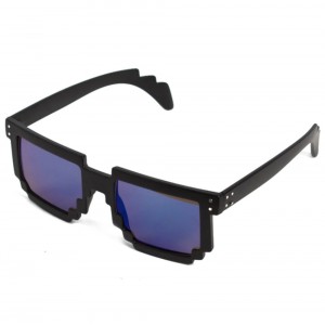 Pixels Purple Sunglasses