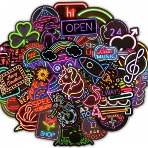 Neon Stickers