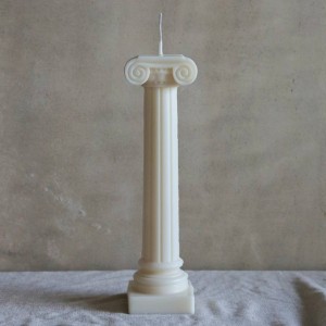 "Ancient Greek Pillar Candle"