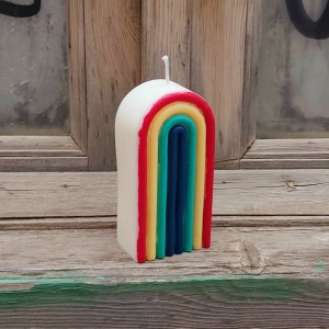 "Rainbow Candle"