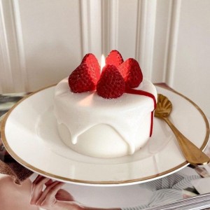 Bougie Dessert Aux Fraises