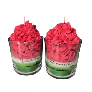 Wassermelonenkerze
