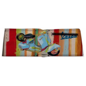 WALLET WITH VESPA PATTERN /...